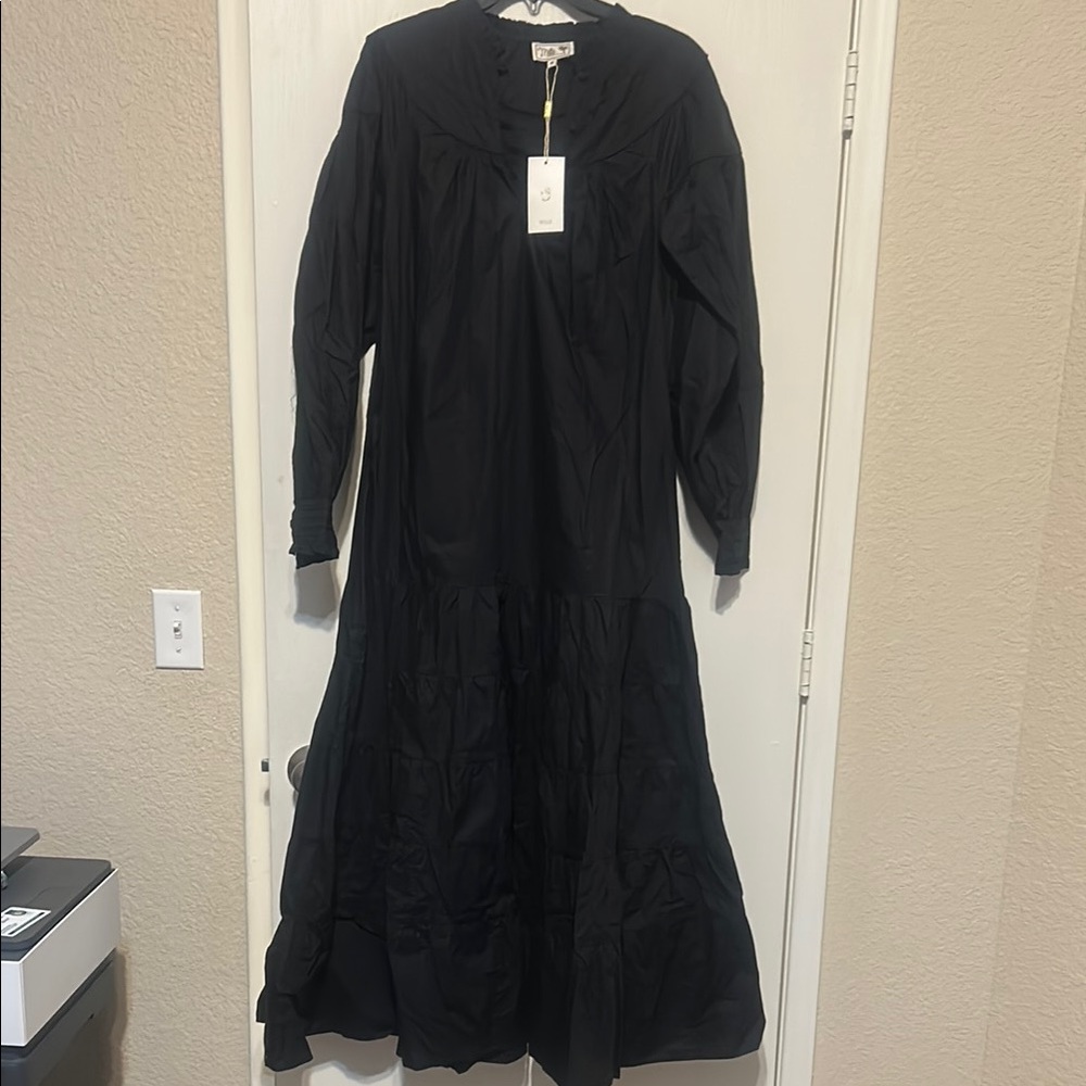 Ninette Black Maxi Dress